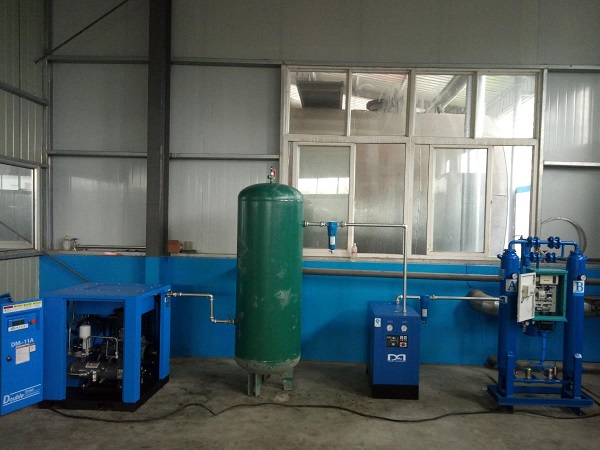 江苏张家港市某纺织品有限公司采购德蒙直联螺杆式压缩机案例